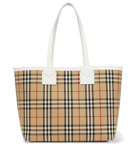 burberry nylon tote 2010|burberry checked canvas tote bag.